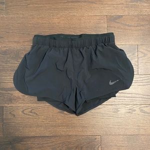 Nike black running shorts